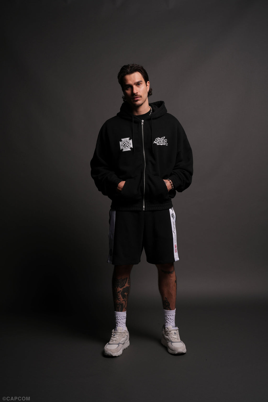 Final Boss "Chambers" Zip Hoodie in Black - imagem 4