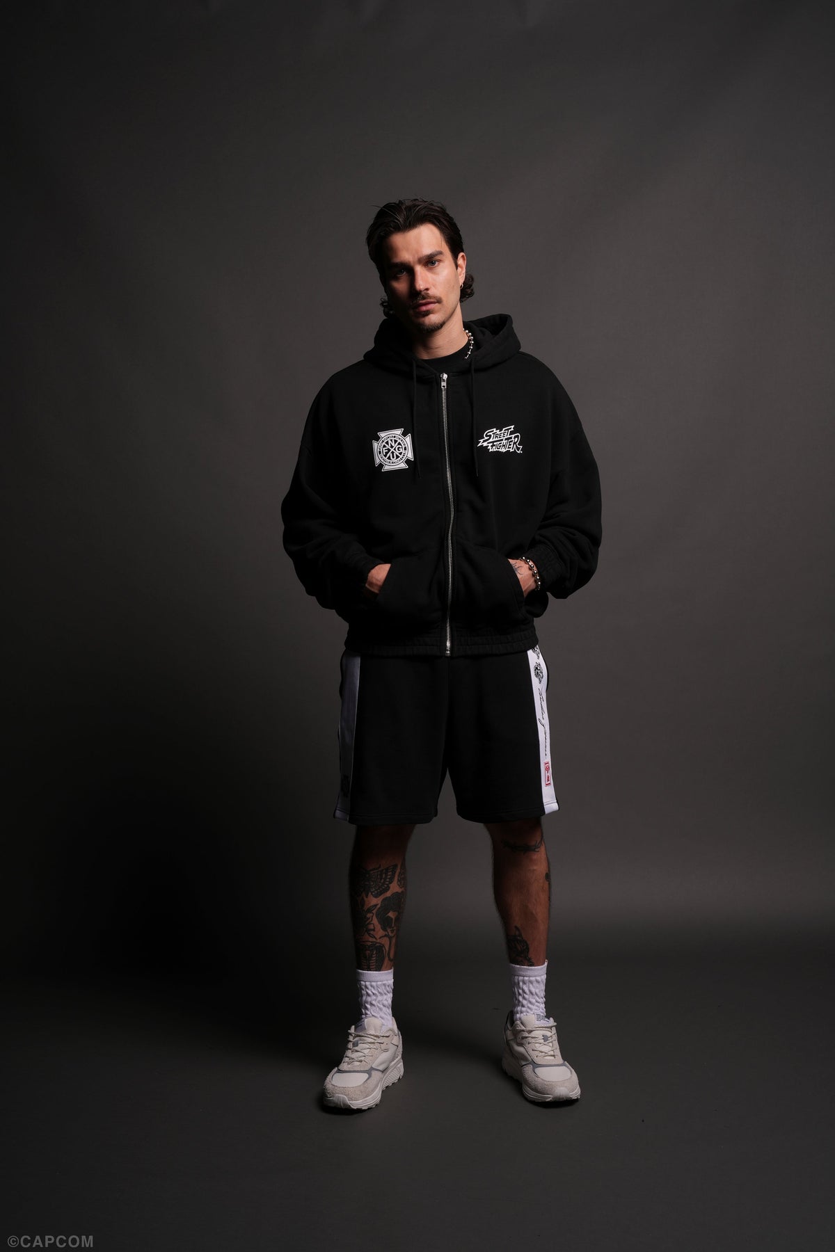 Final Boss "Chambers" Zip Hoodie in Black - imagem 4