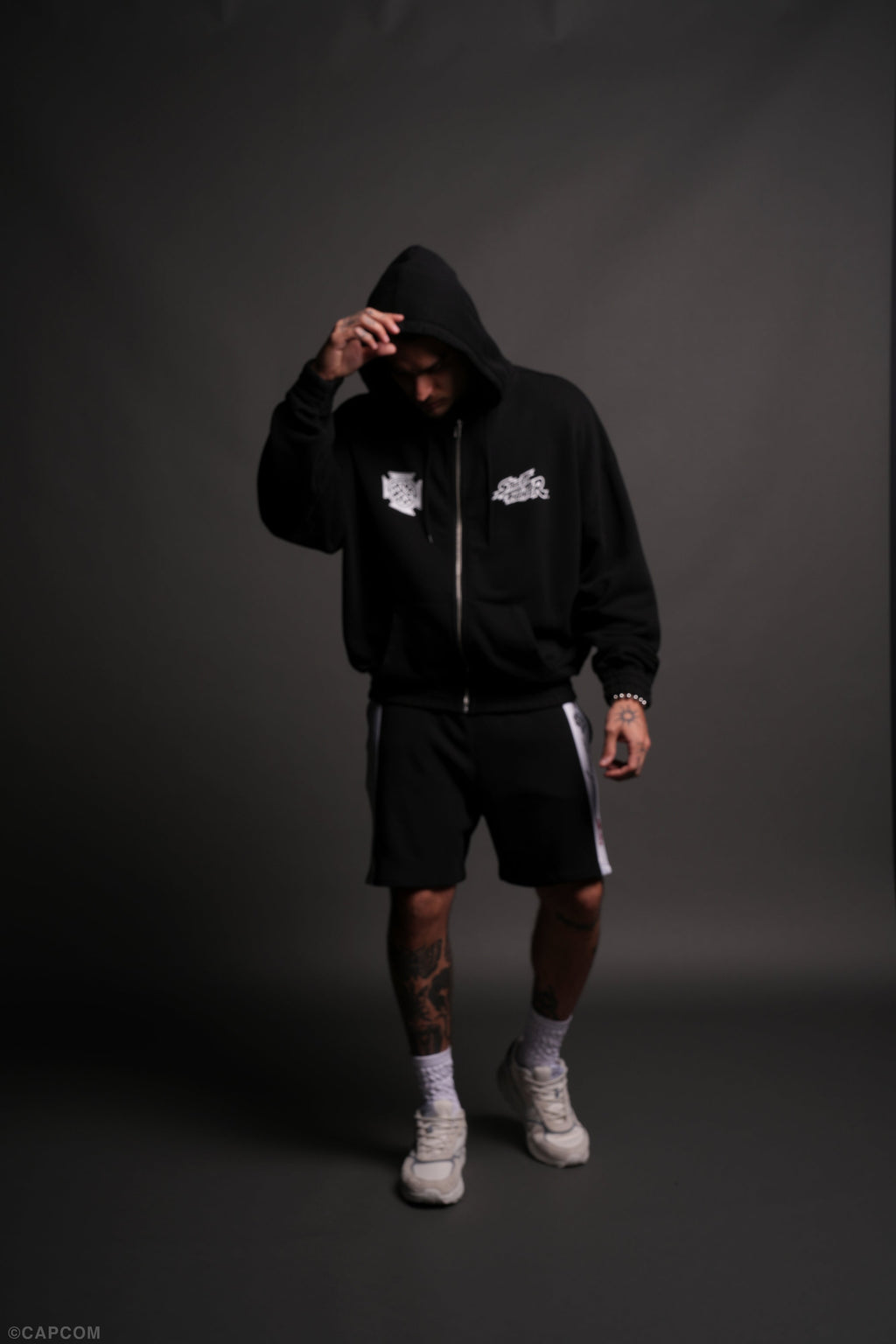Final Boss "Chambers" Zip Hoodie in Black - imagem 5