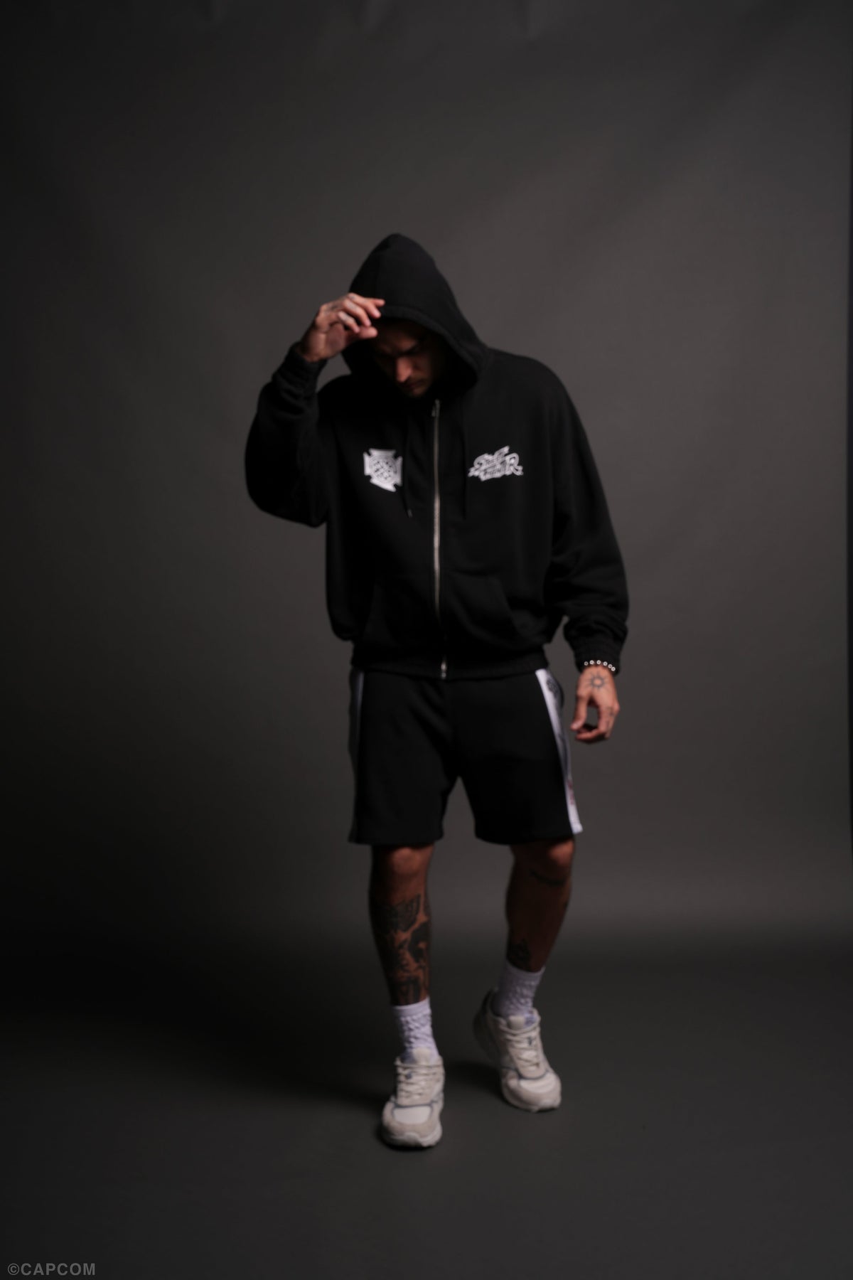 Final Boss "Chambers" Zip Hoodie in Black - imagem 5