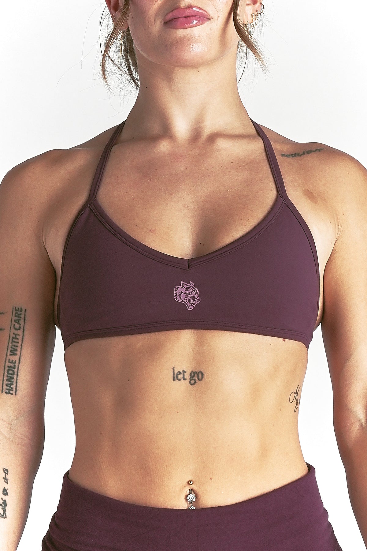 Wolf "Lana" Halter Energy Bra in Fig — imagem 3