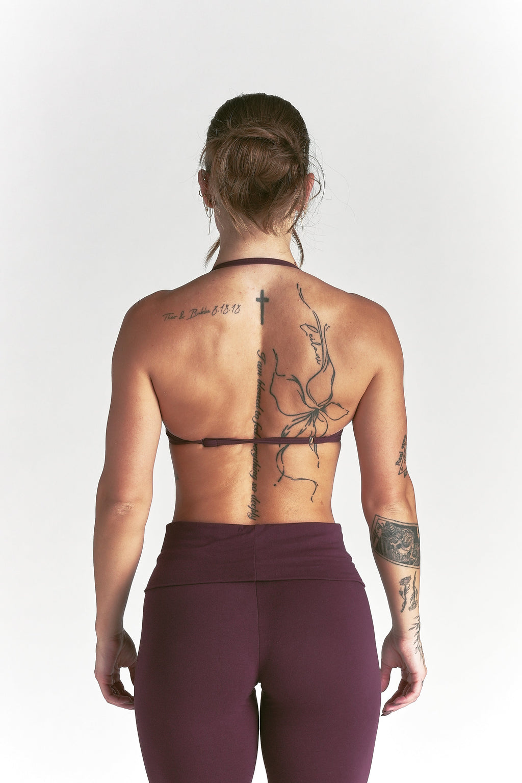 Wolf "Lana" Halter Energy Bra in Fig — imagem 2