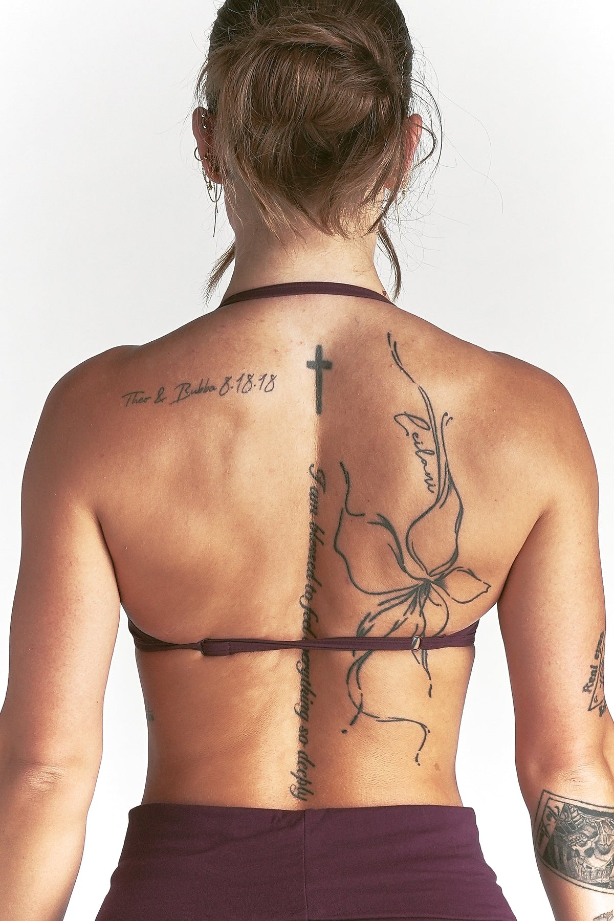Wolf "Lana" Halter Energy Bra in Fig — imagem 4