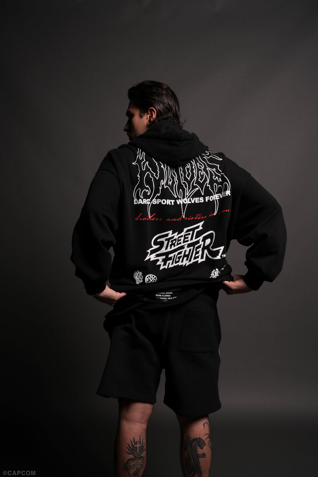 Final Boss "Chambers" Zip Hoodie in Black - imagem 6