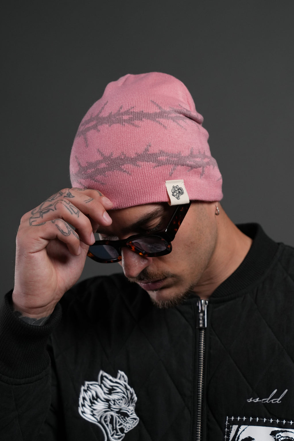 Thorns Cap Beanie in Blush - imagem 7