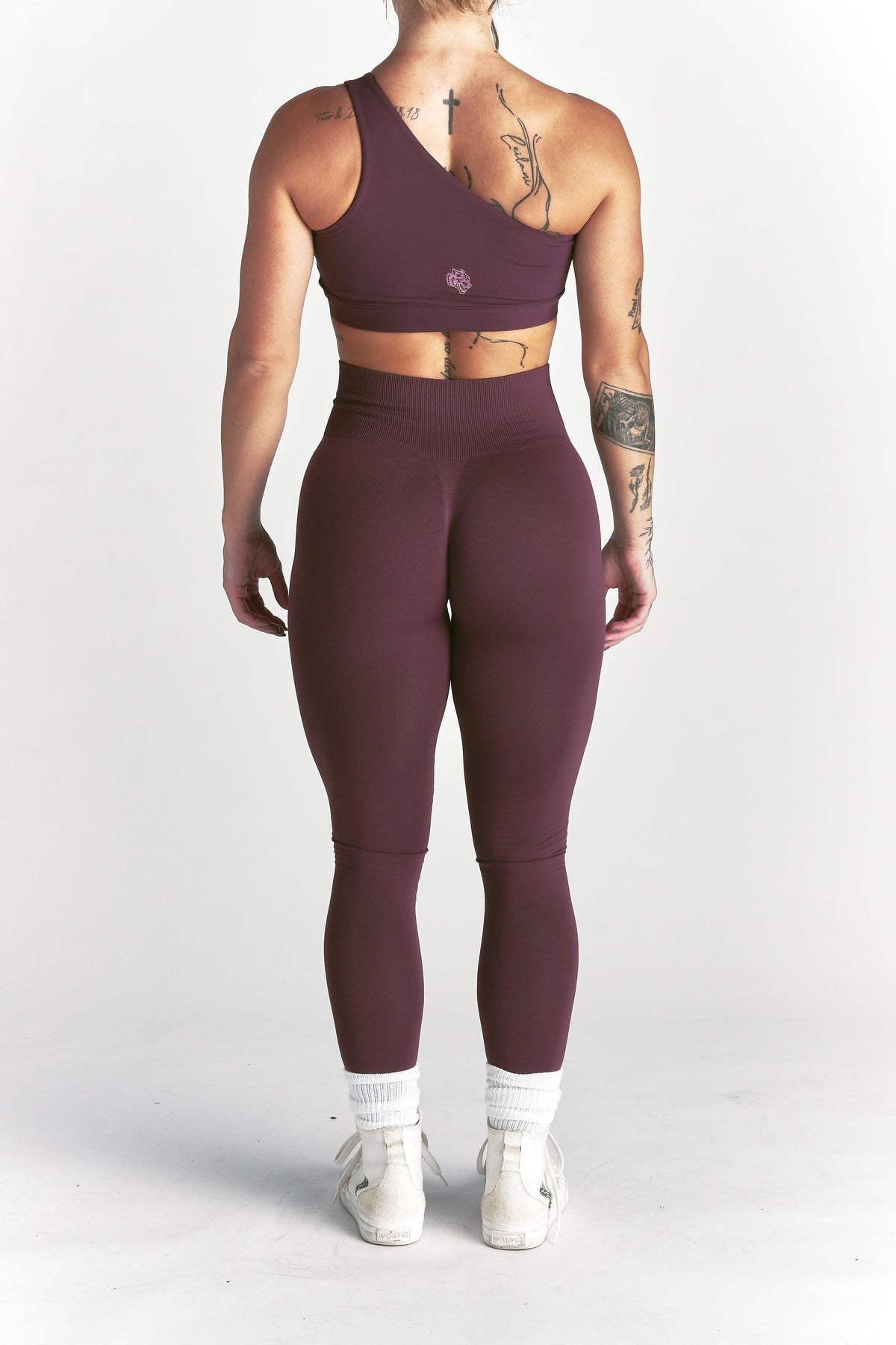 Wolf "Skylar" Soft Seamless Leggings in Fig — imagem 8