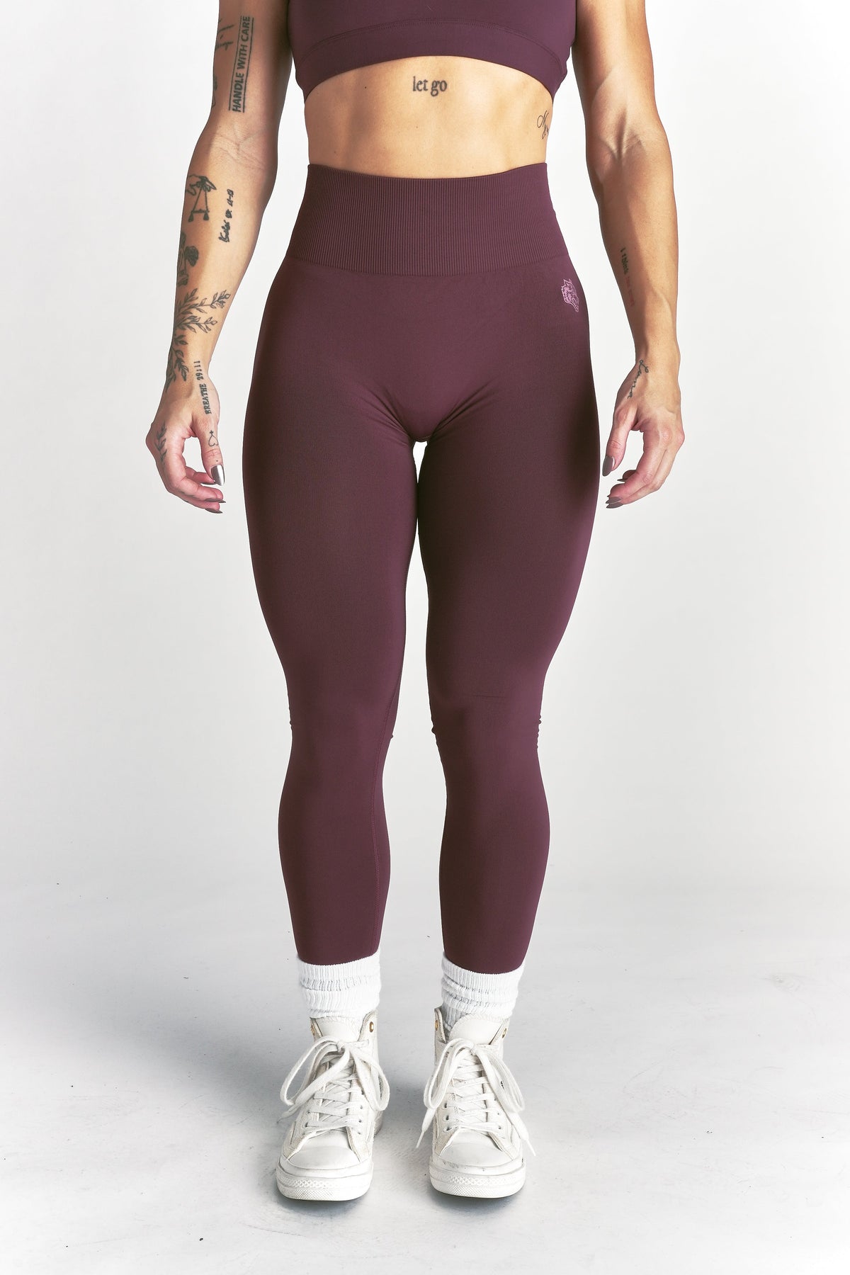 Wolf "Skylar" Soft Seamless Leggings in Fig — imagem principal