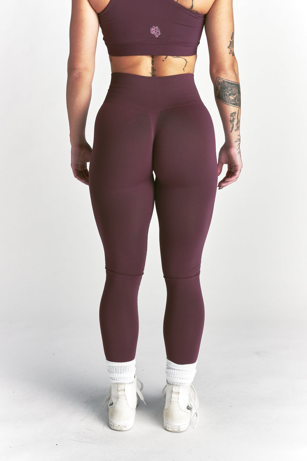 Wolf "Skylar" Soft Seamless Leggings in Fig — imagem 2