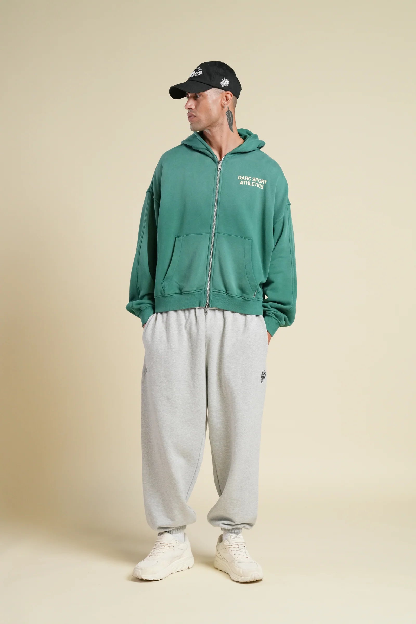 "DARCO" DOUBLE ZIP HOODIE