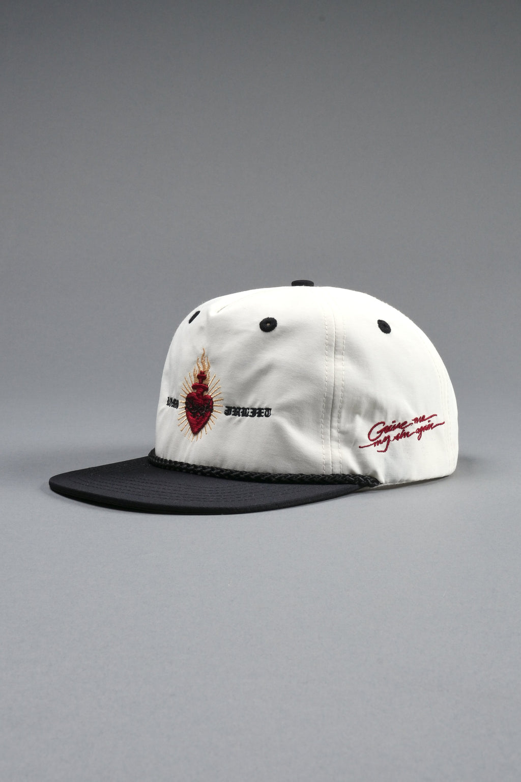 Doomed Love Paradise Hat in Cream/Black — imagem 13
