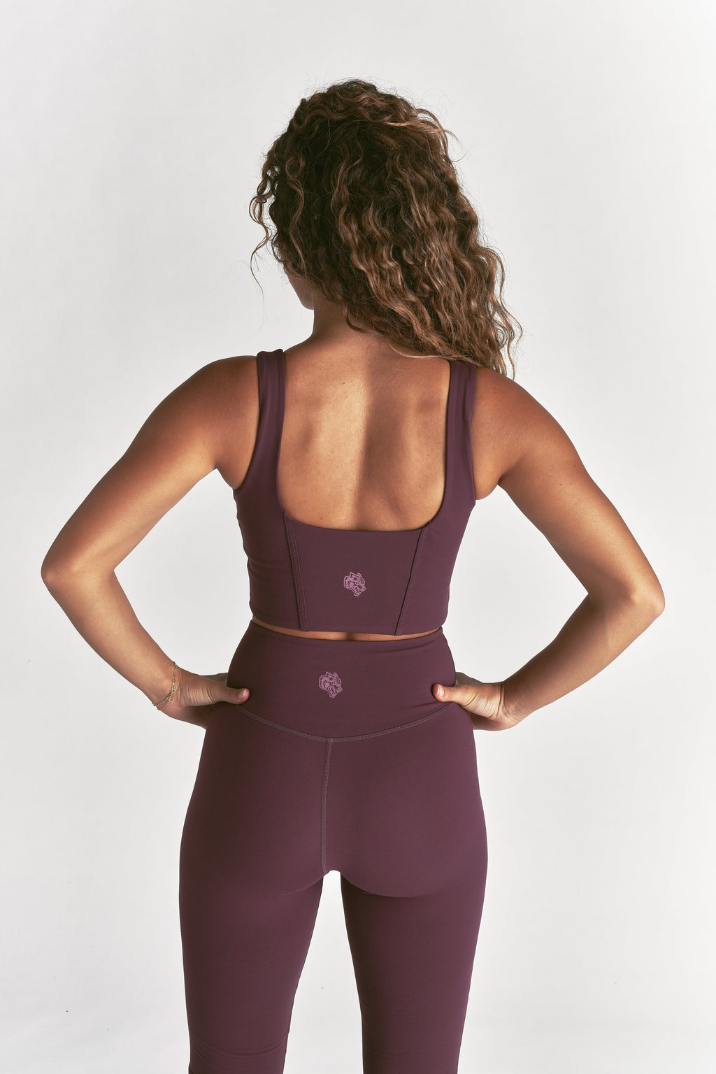 Wolf "Kiera" Energy Corset Bra in Fig — imagem 2