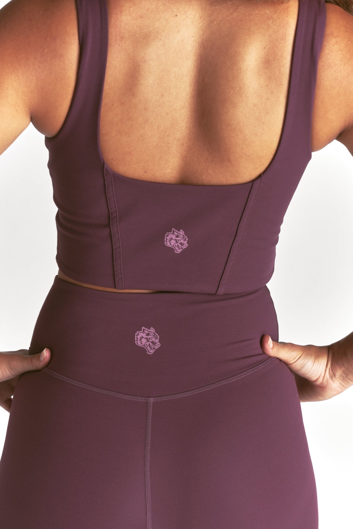 Wolf "Kiera" Energy Corset Bra in Fig — imagem 5