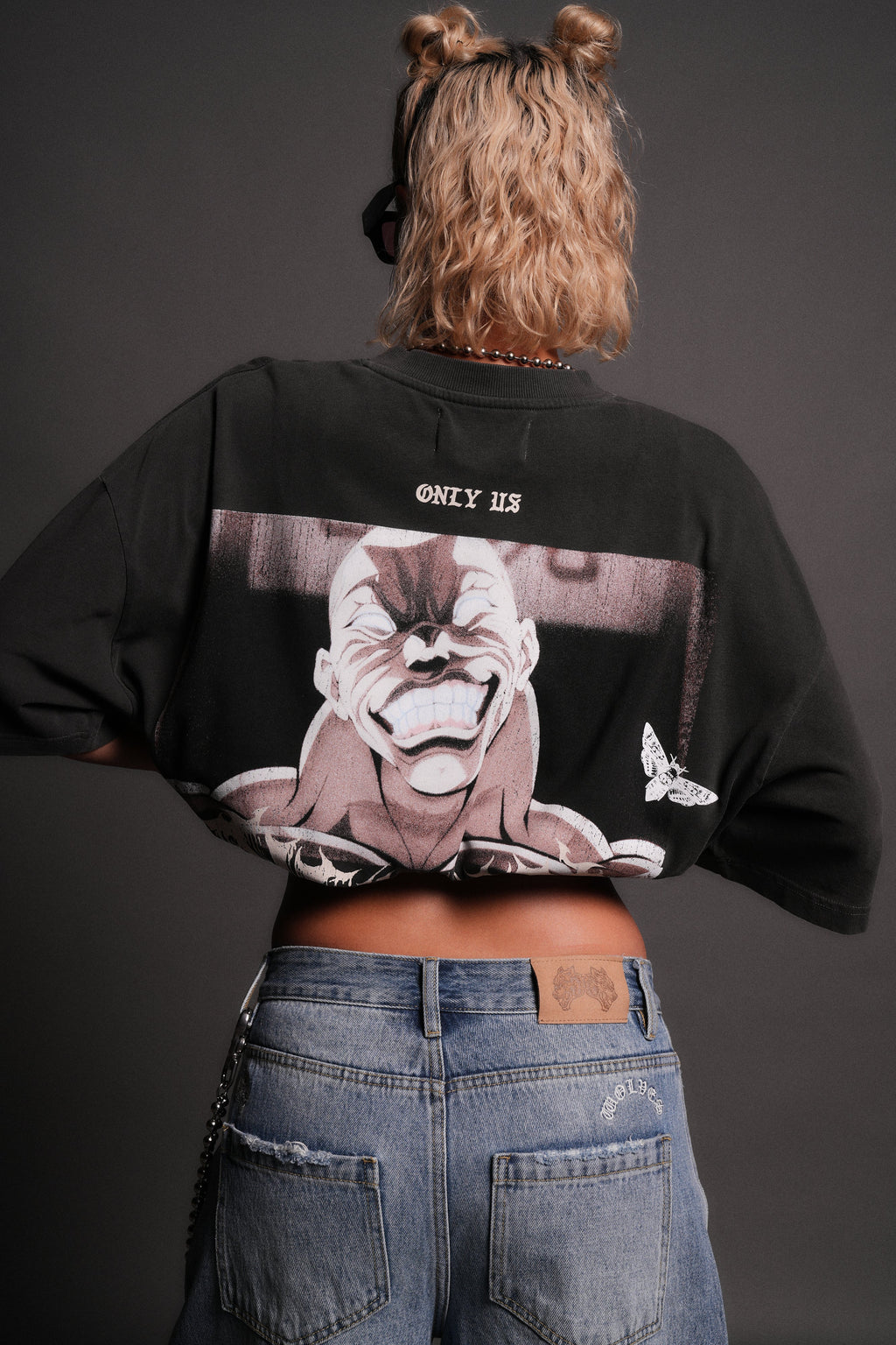 Jack Hammer "Premium" Oversized Tee in Wolf Gray — imagem 5