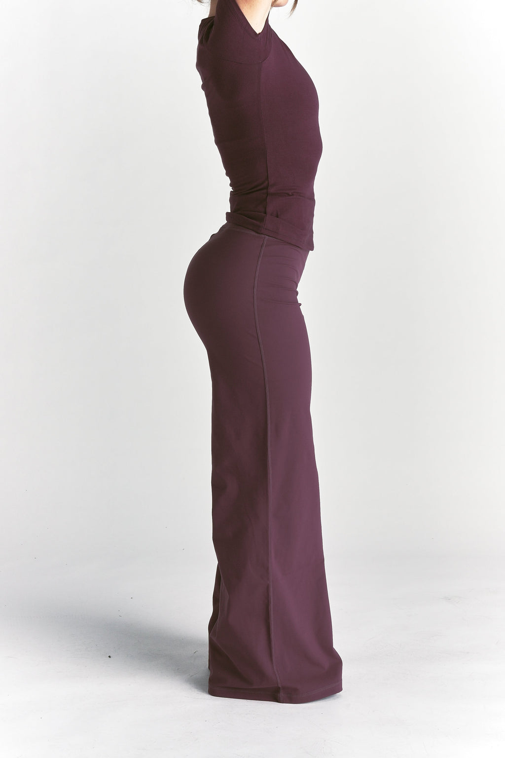 Wolf Wide Leg Energy Pants in Fig — imagem 9