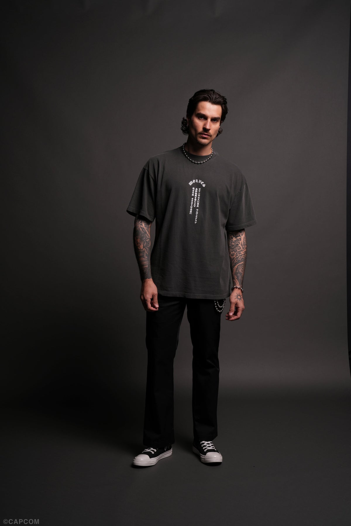 Ultimate Battle "Premium" Oversized Tee in Wolf Gray - imagem 7