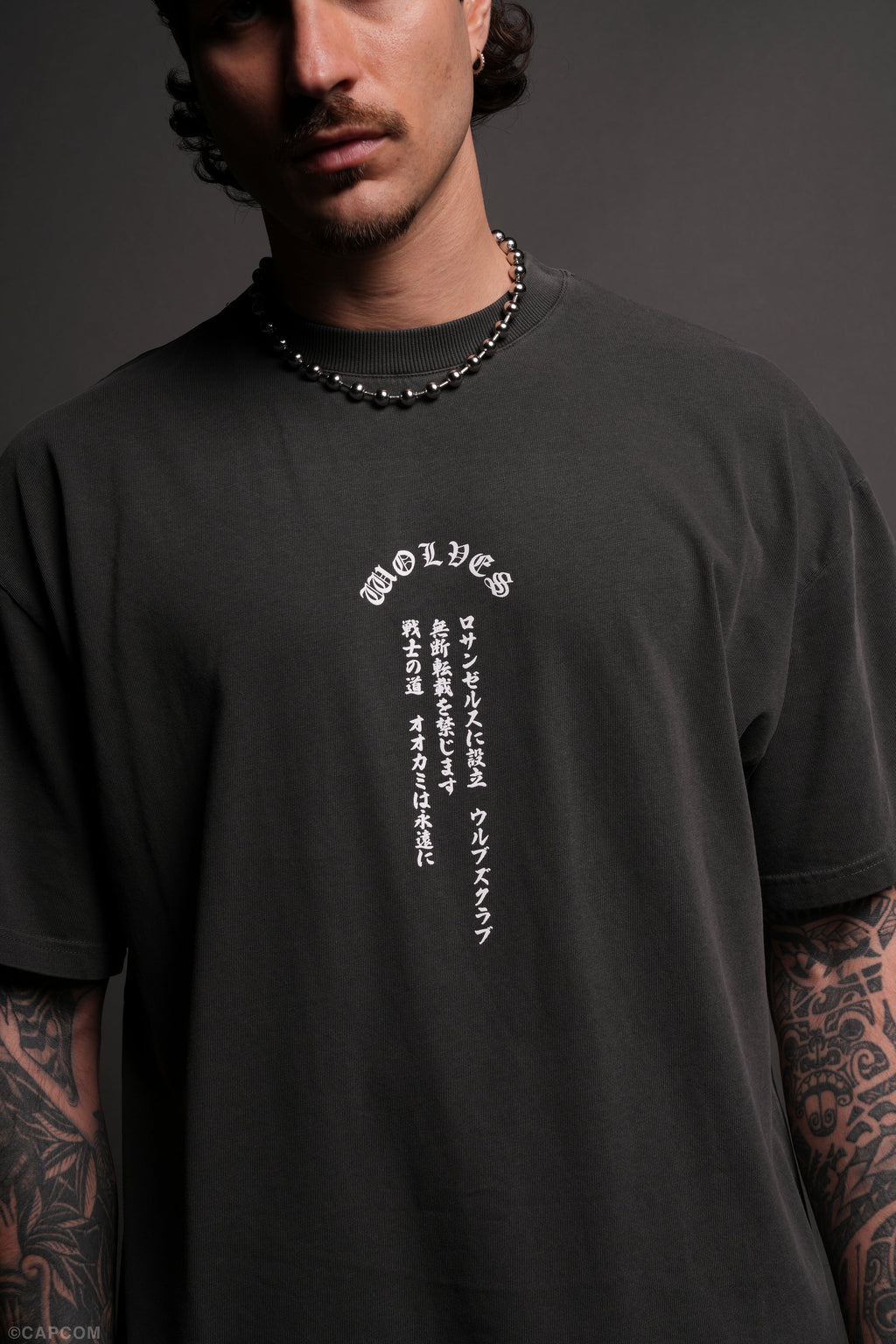 Ultimate Battle "Premium" Oversized Tee in Wolf Gray - imagem 9
