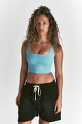 Wolf "Kiera" Energy Corset Bra in Dusty Turquoise — imagem principal
