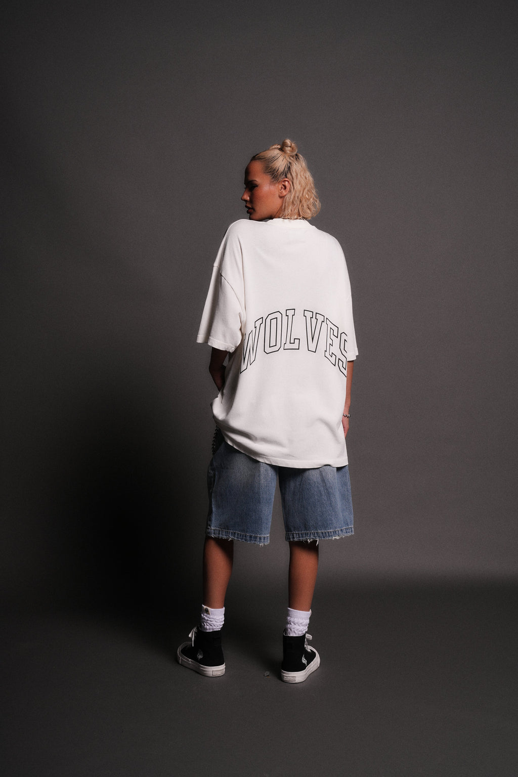 Enraged "Premium" Oversized Tee in Cream — imagem 7