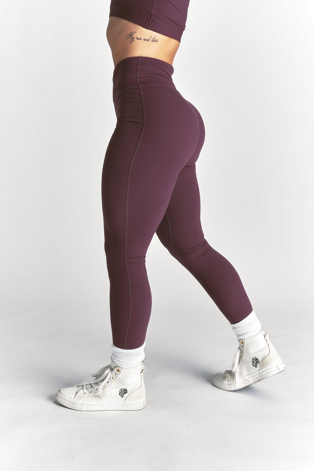 Wolf "Pearl" Energy Leggings in Fig — imagem 3