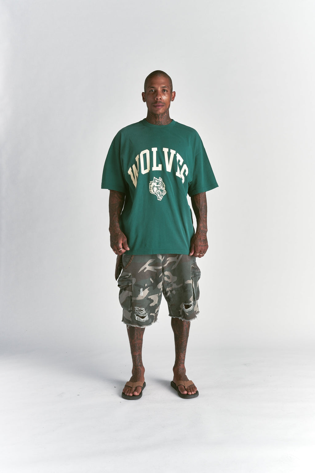 Loyalty "Premium" Oversized Tee in Sierra Pine Sun Fade — imagem 2