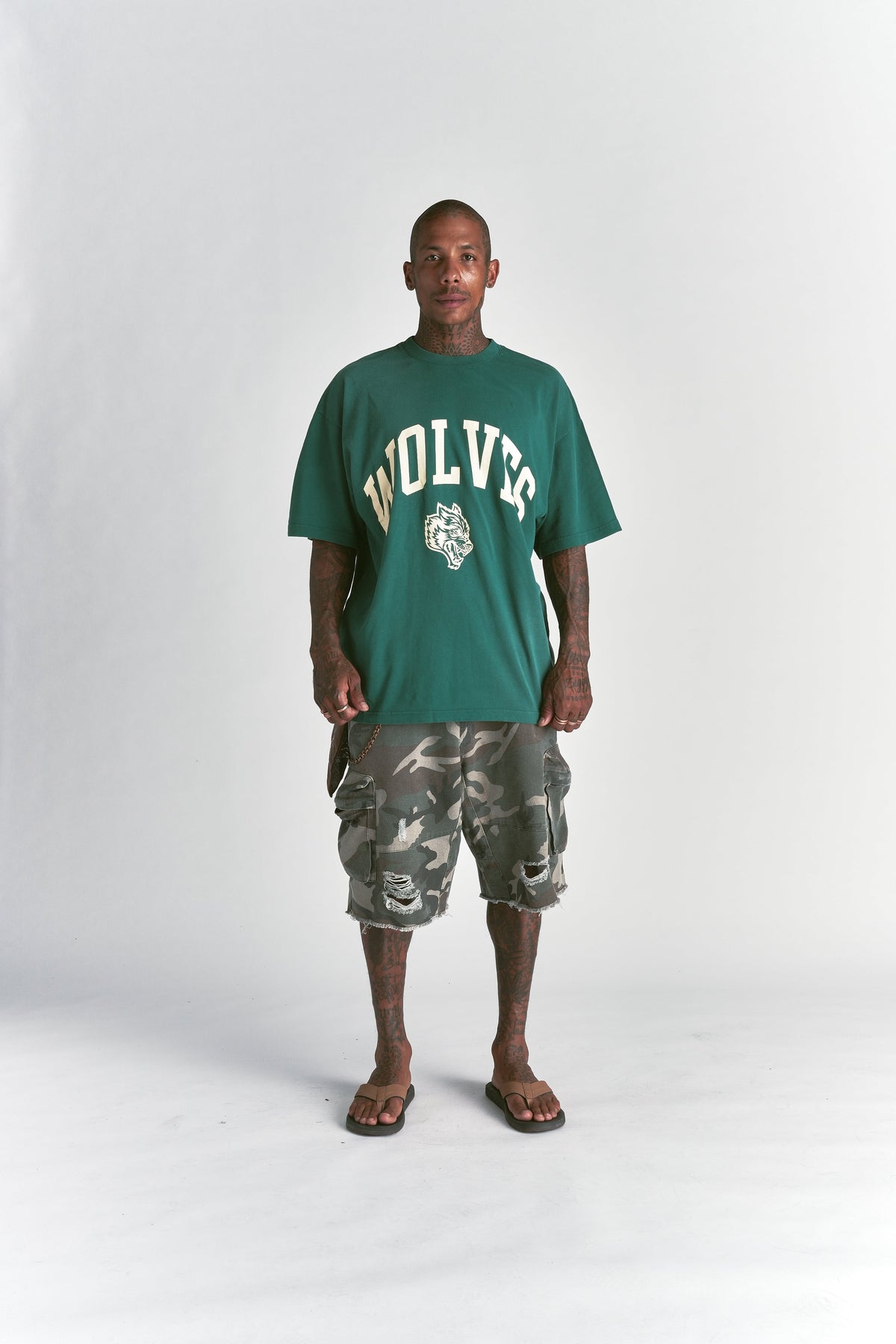 Loyalty "Premium" Oversized Tee in Sierra Pine Sun Fade — imagem 2