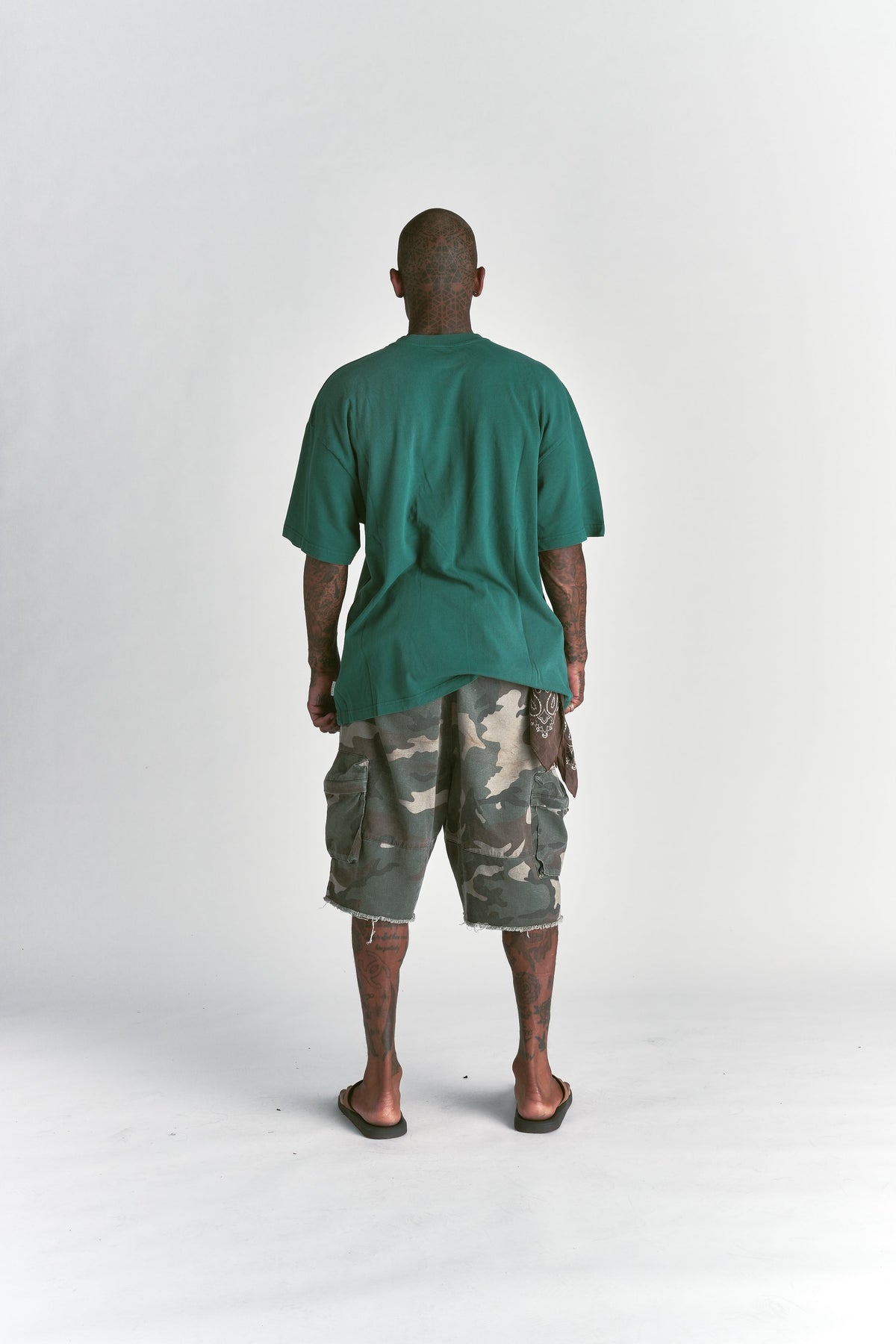 Loyalty "Premium" Oversized Tee in Sierra Pine Sun Fade — imagem 3