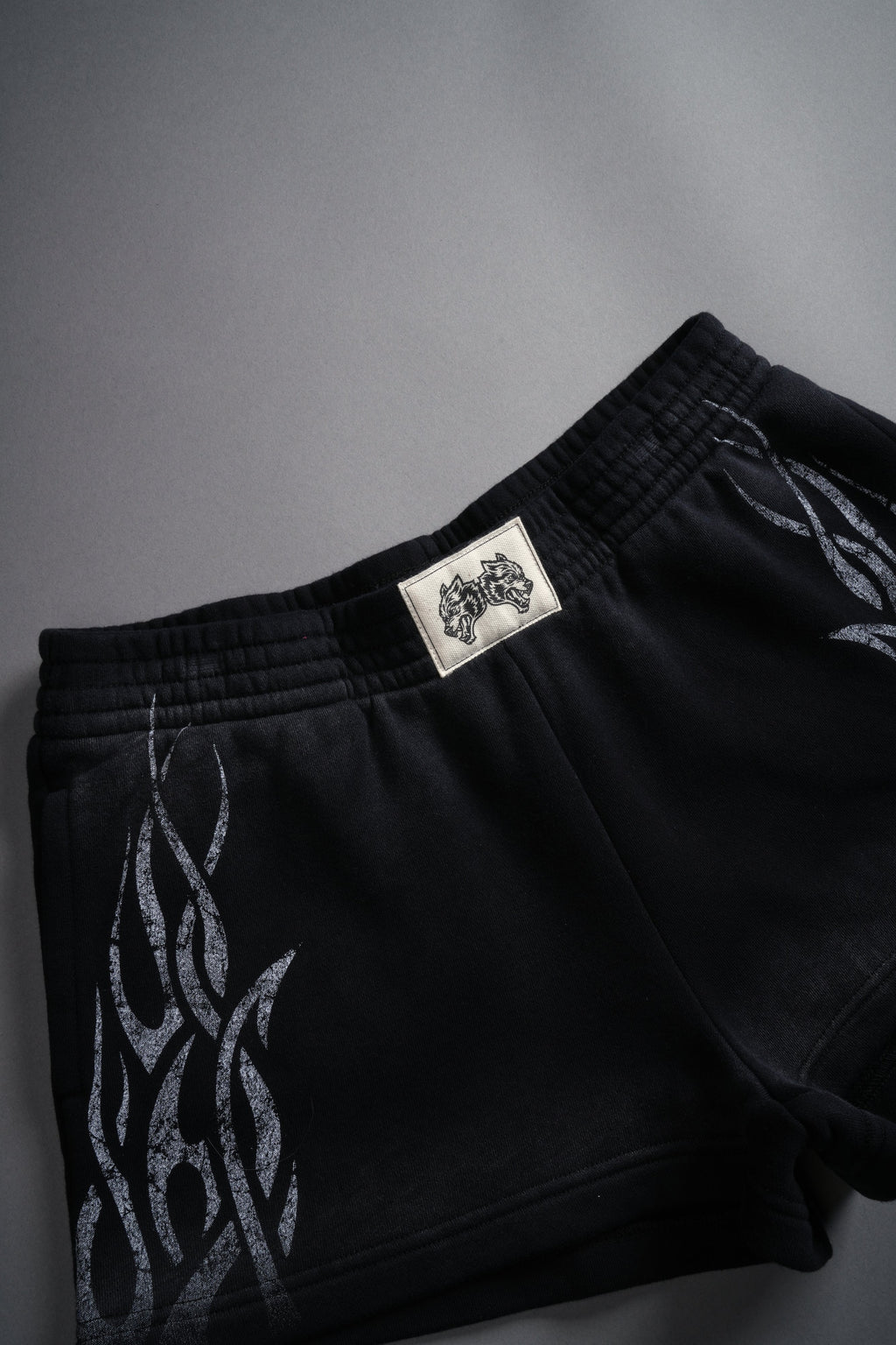 Finite Flame Ellie Sweat Shorts in Black Drift Wash - imagem 9