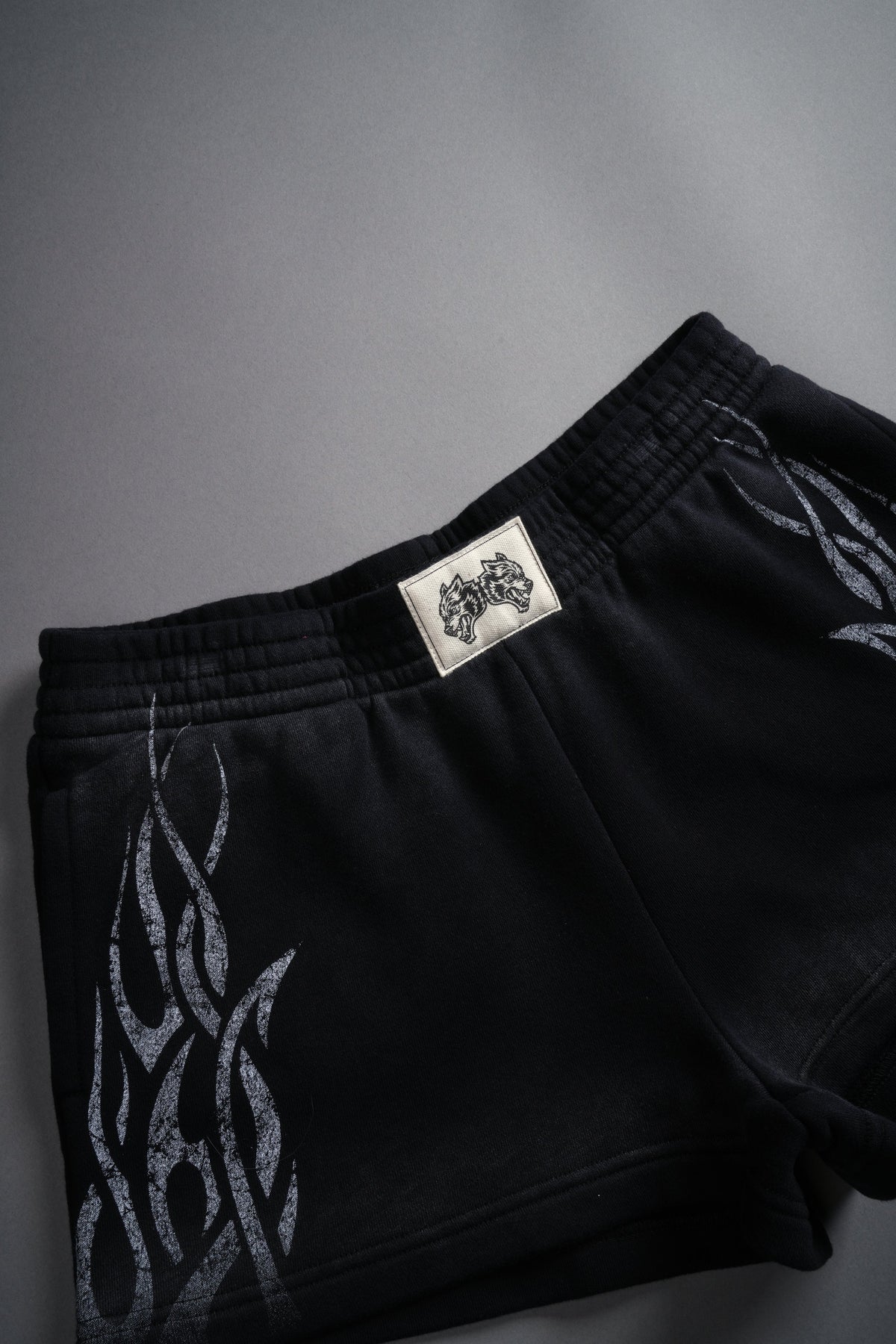 Finite Flame Ellie Sweat Shorts in Black Drift Wash - imagem 9