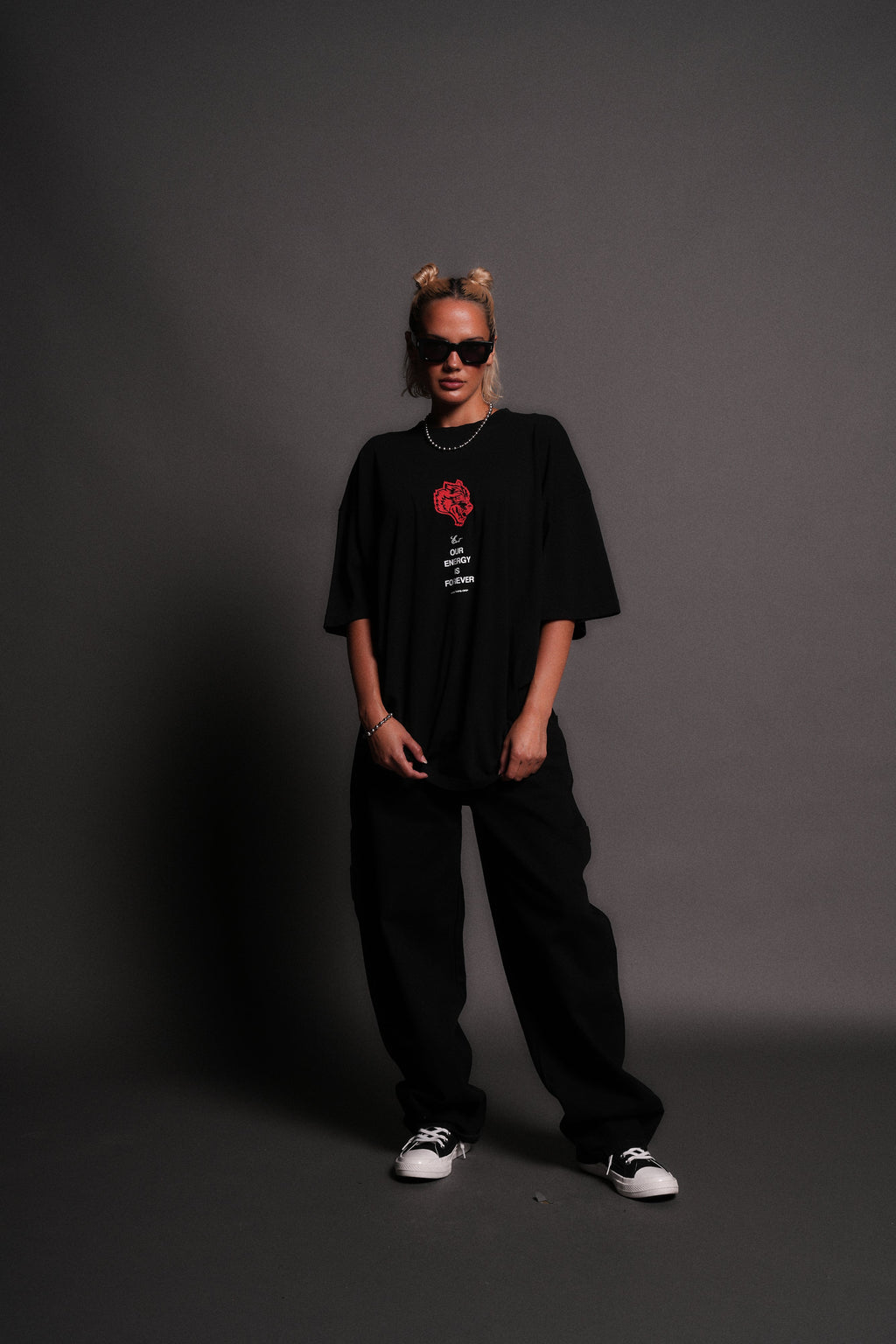 Hanma Legacy "Premium" Oversized Tee in Black — imagem 8