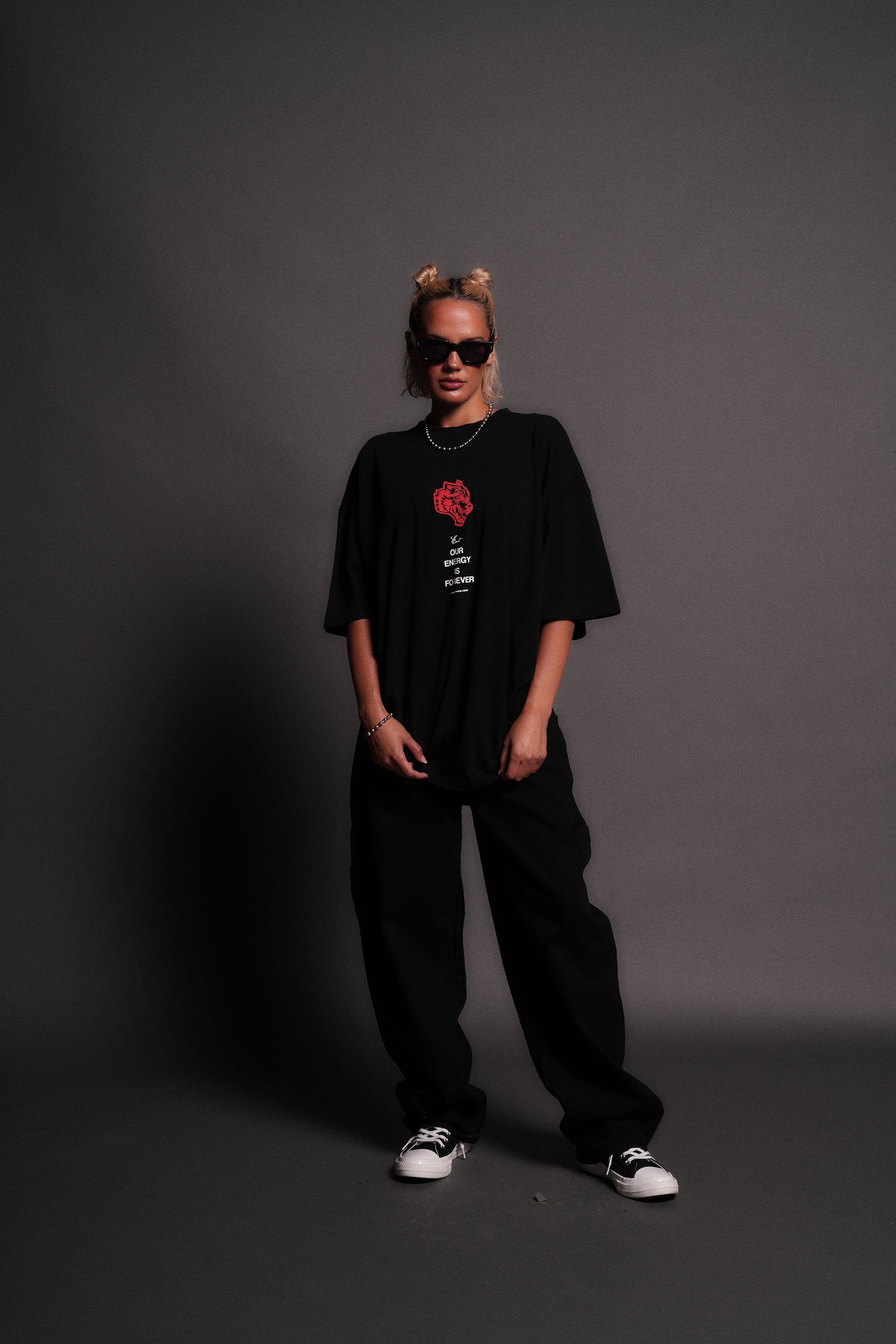 Hanma Legacy "Premium" Oversized Tee in Black — imagem 8