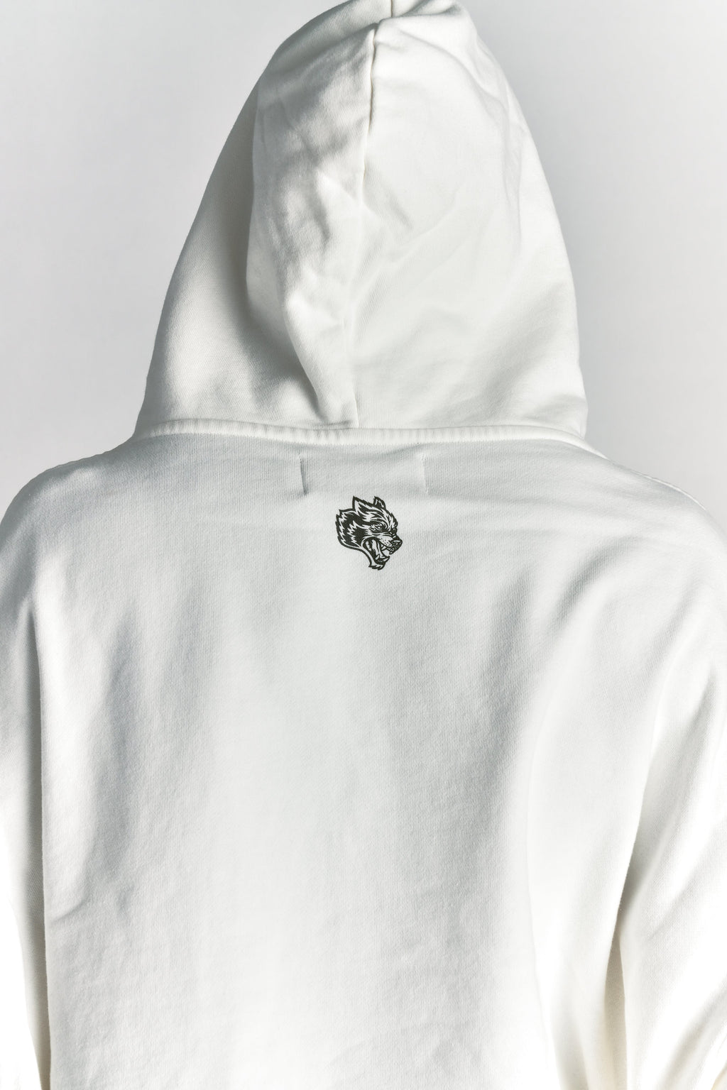 Only Loyalty Grunge "Gage" Box Cut Hoodie in Cream — imagem 7