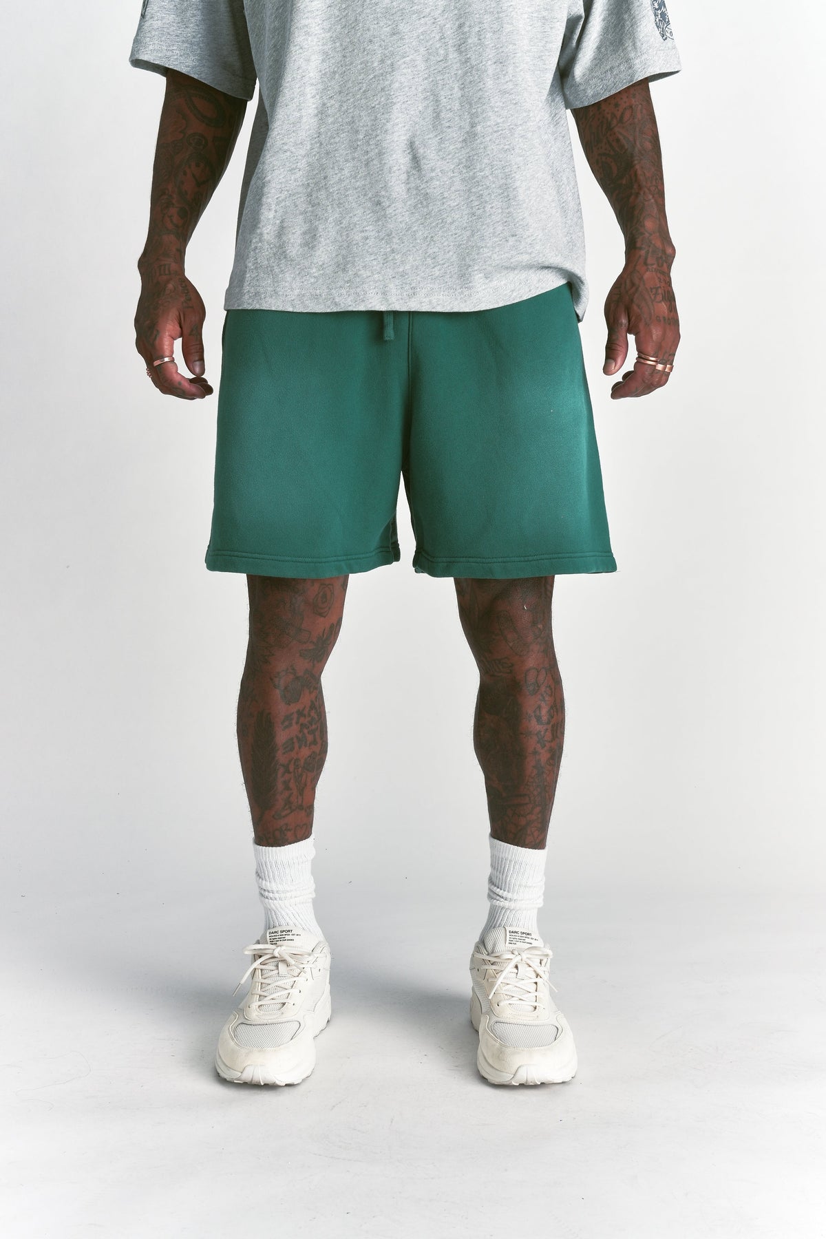 Just Wolves Oversized Post Lounge Sweat Shorts Sierra Pine Sun Fade — imagem principal