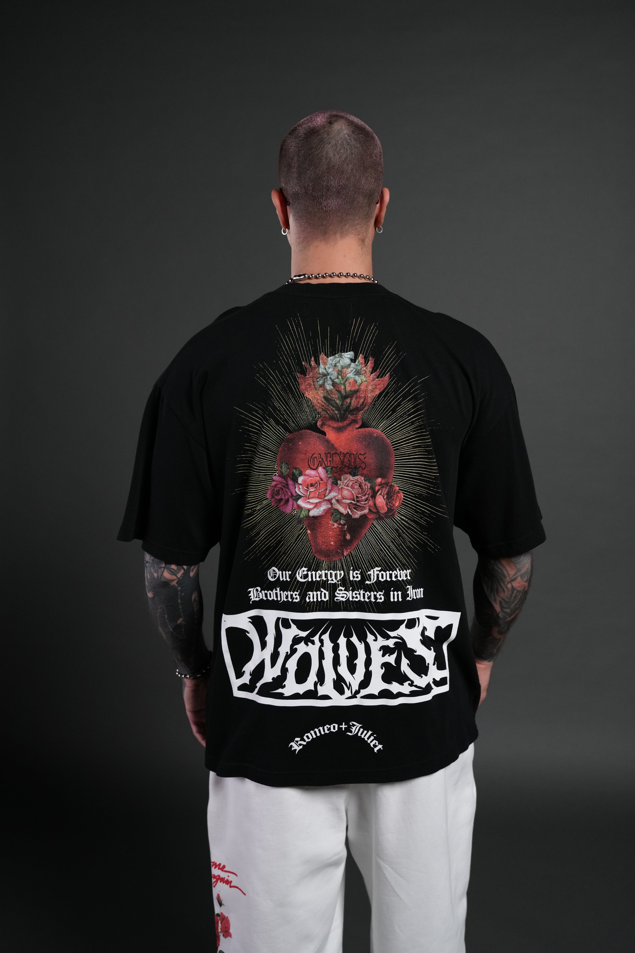 Heart Oath Premium Oversized Tee in Black — imagem 4