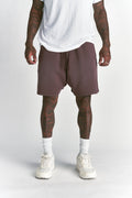 Just Wolves Oversized Post Lounge Sweat Shorts Ironwood Sun Fade — imagem principal