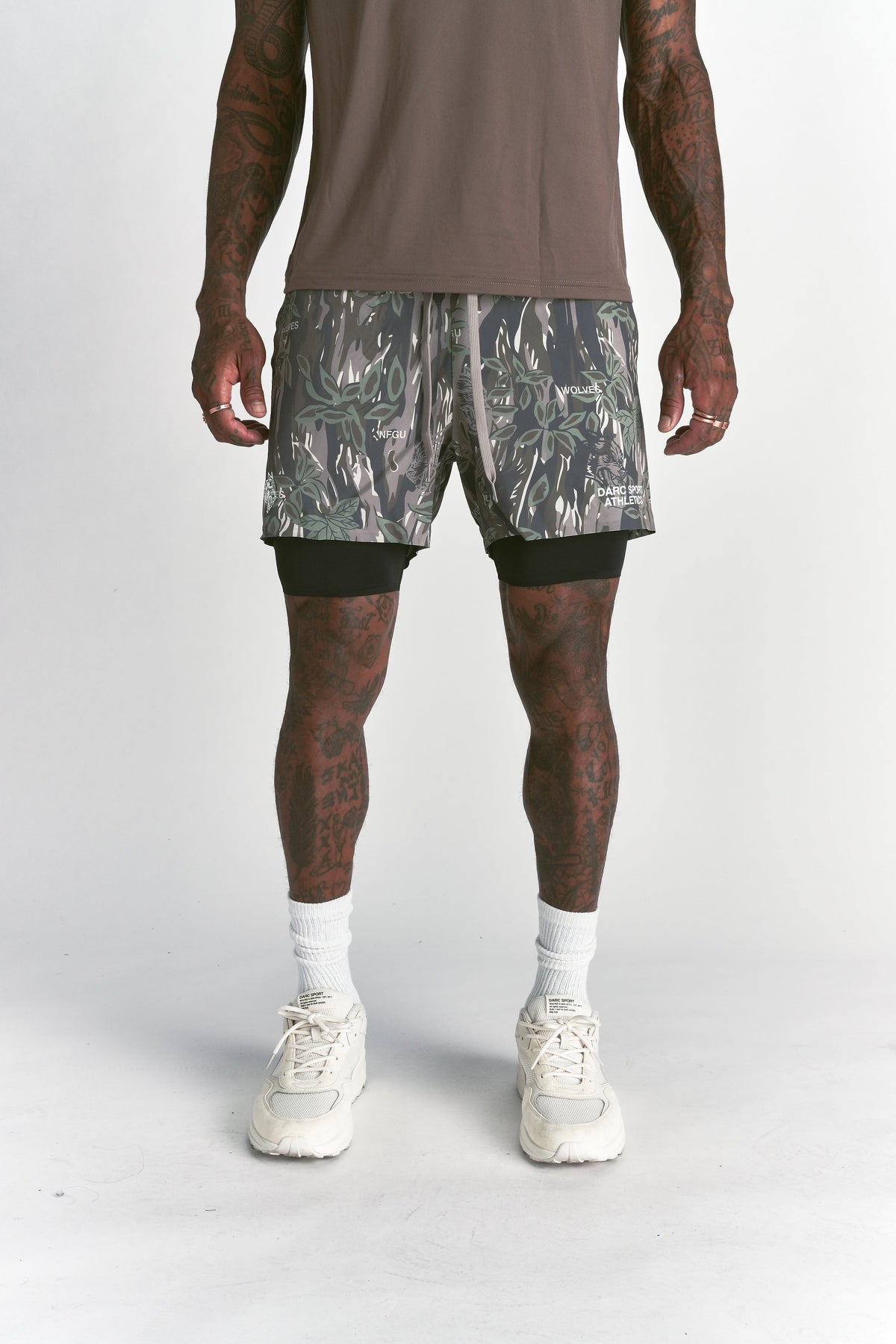 Forever Mark Compression Shorts in Norse Camo — imagem principal