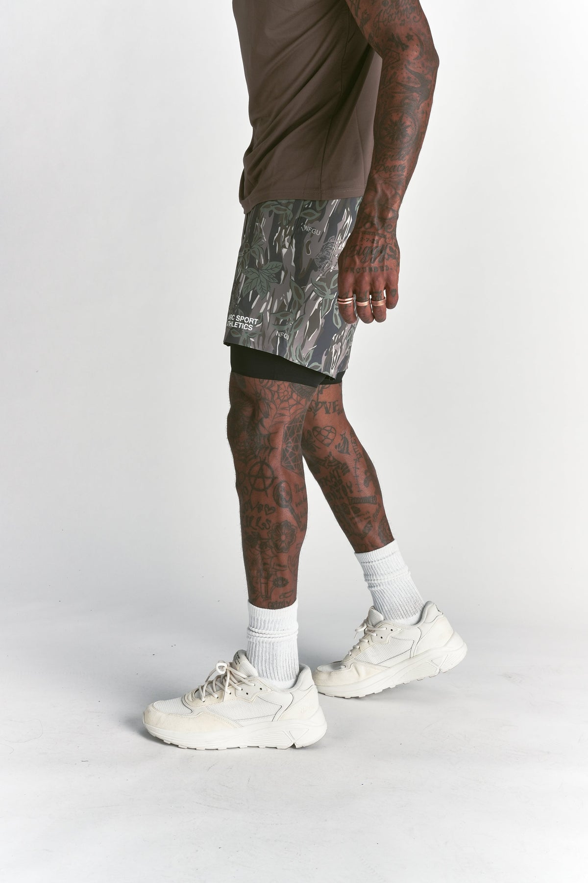 Forever Mark Compression Shorts in Norse Camo — imagem 2