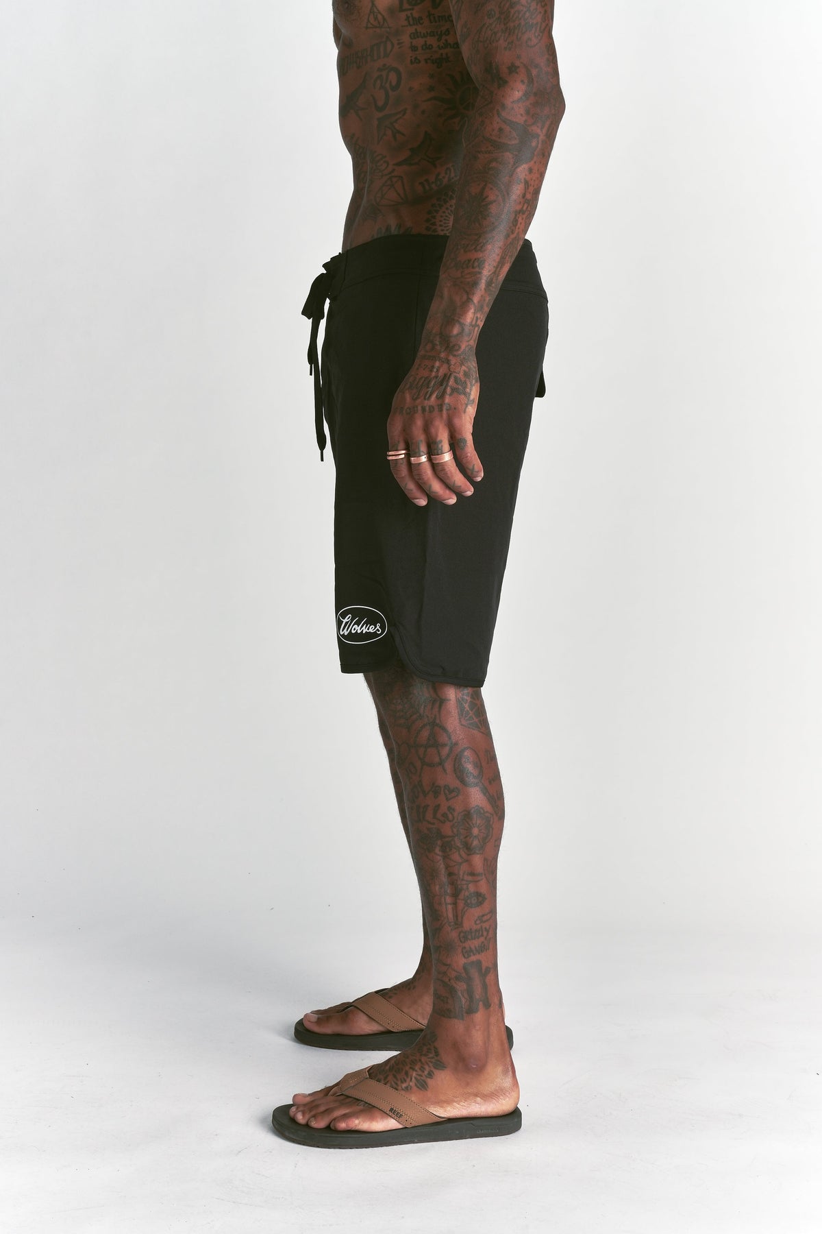 What We Rep Brucey's Board Shorts in Black — imagem 3