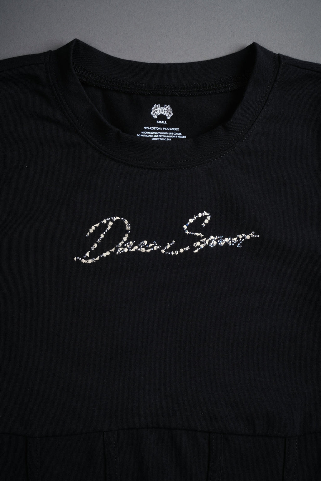 Darc Star Salem Corset Tee in Black — imagem 7