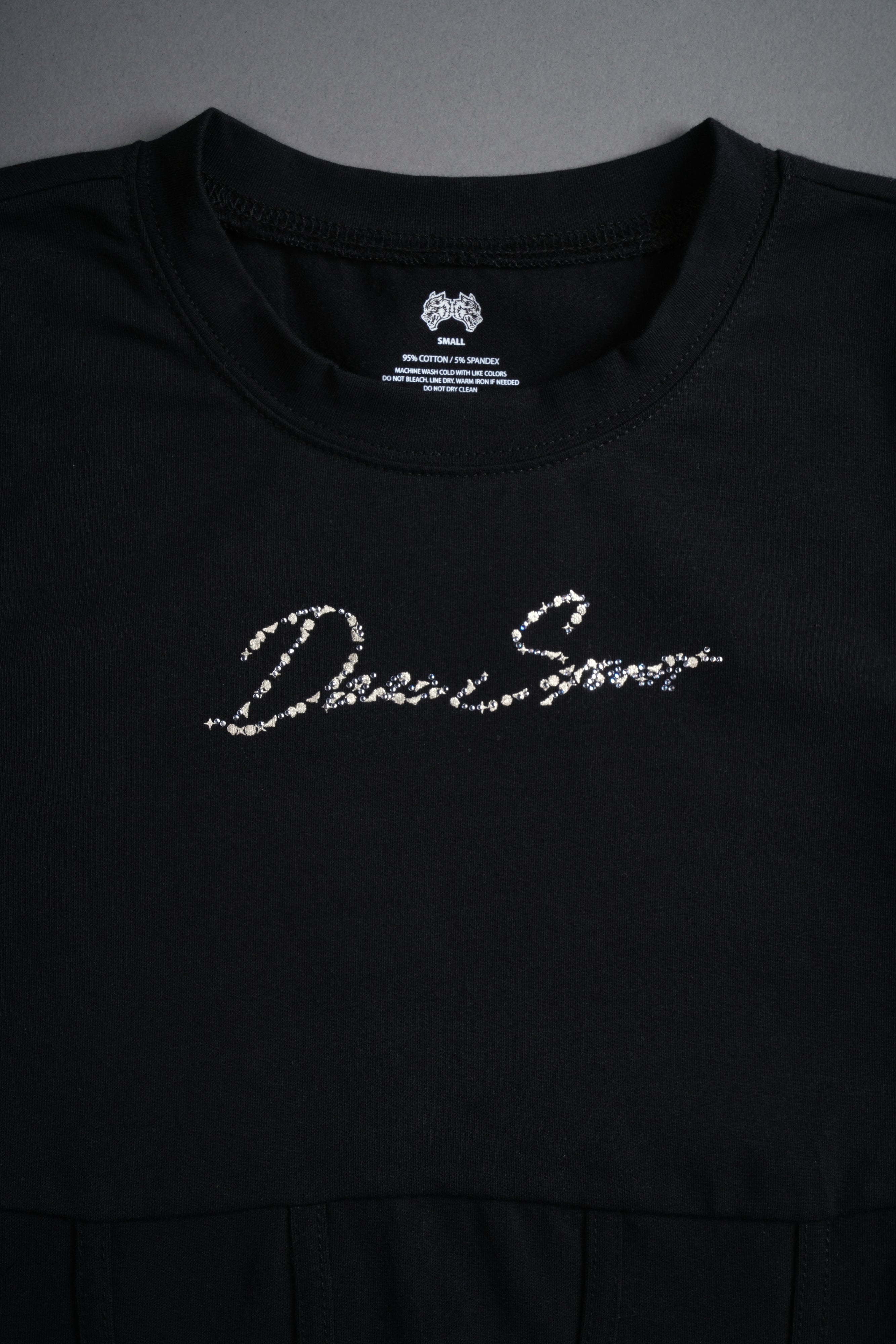 Darc Star Salem Corset Tee in Black — imagem 7