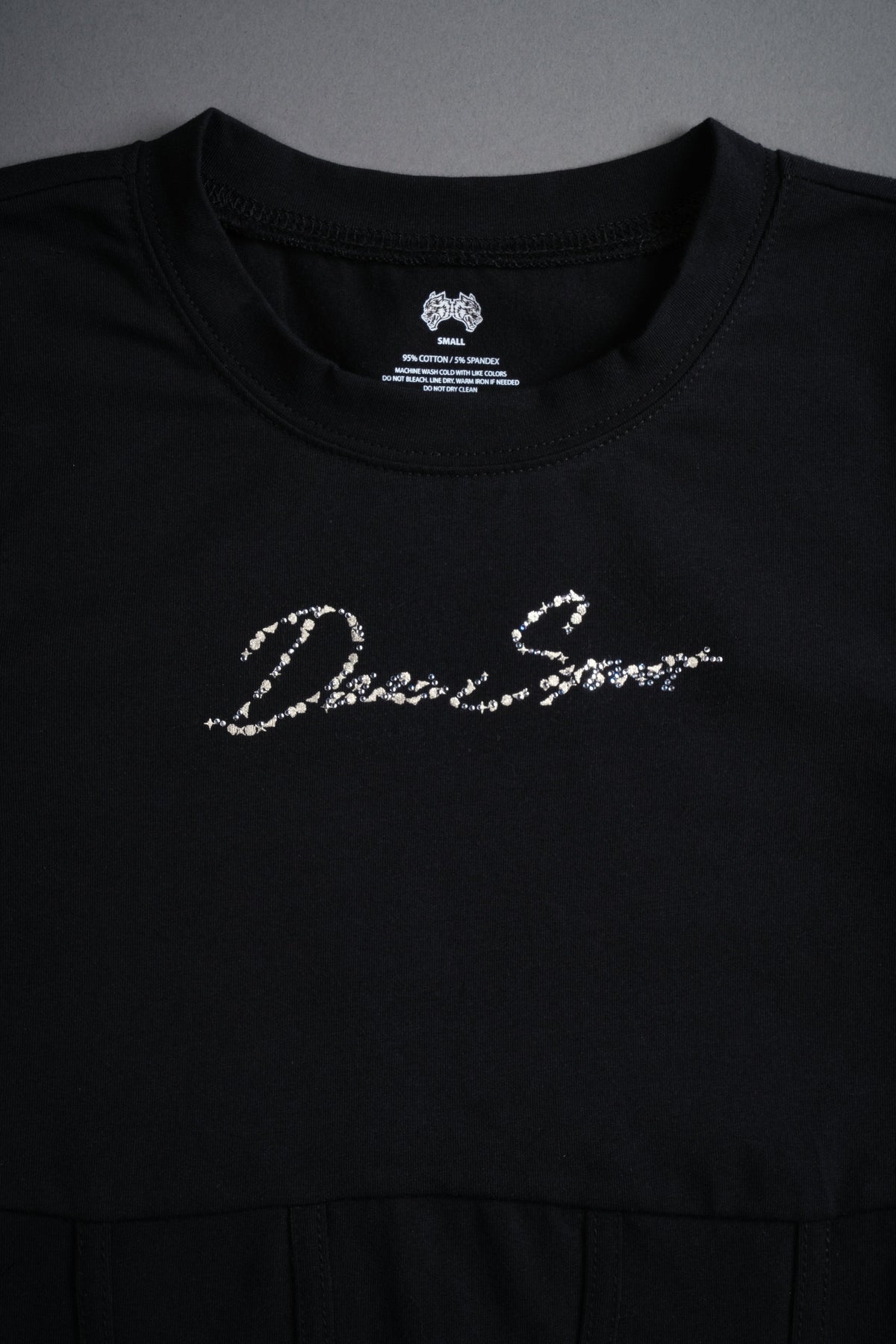 Darc Star Salem Corset Tee in Black - imagem 7
