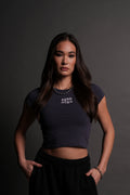 Wolf Label SSDDNFGU "Baby" Tee in Midnight Blue — imagem 1