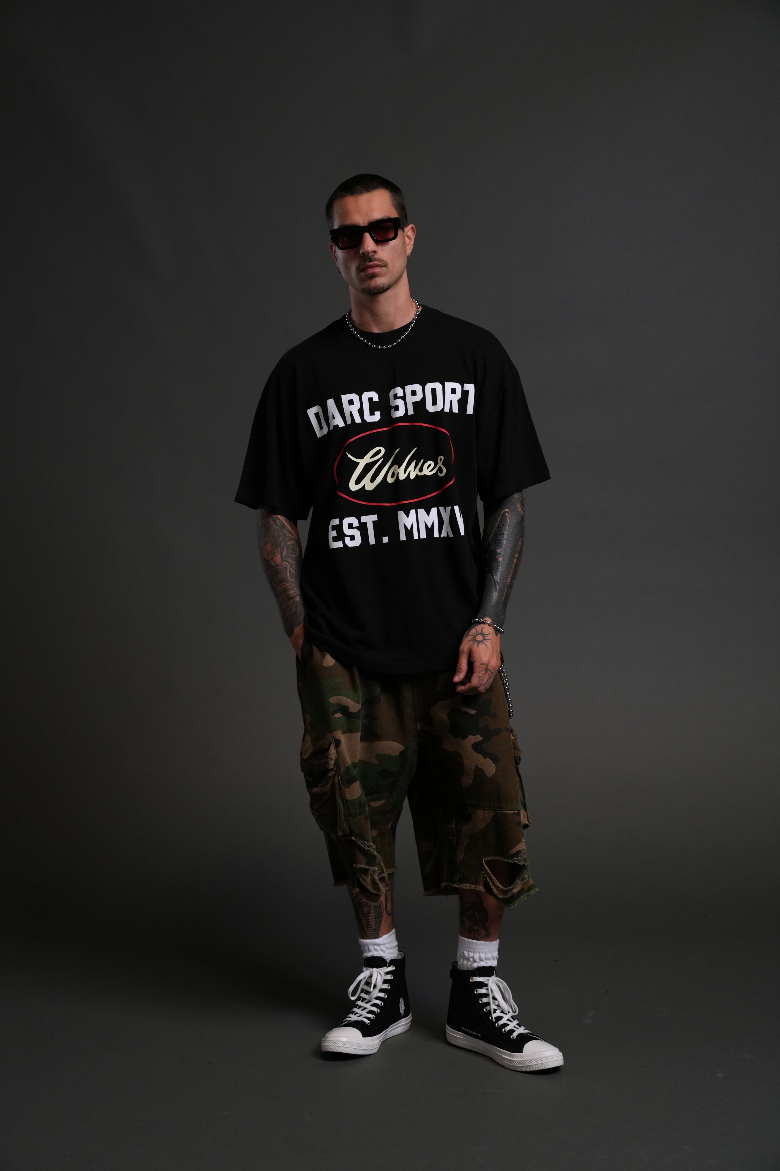 Darc Sport MMXV "Premium" Oversized Tee in Black — imagem 4