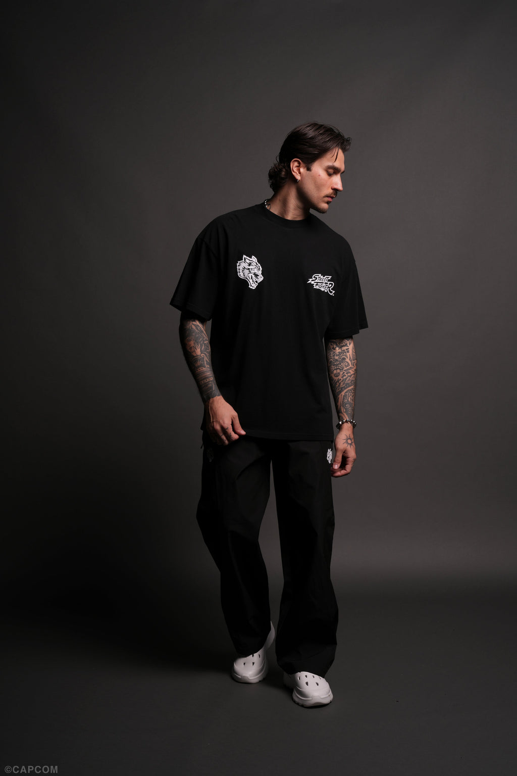Iron Heart "Premium" Oversized Tee in Black - imagem 5