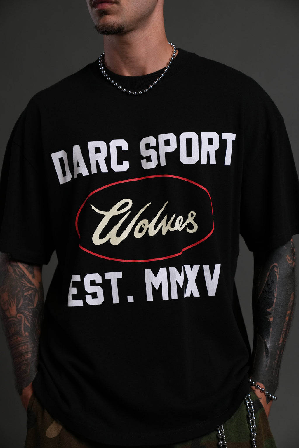 Darc Sport MMXV "Premium" Oversized Tee in Black — imagem 6