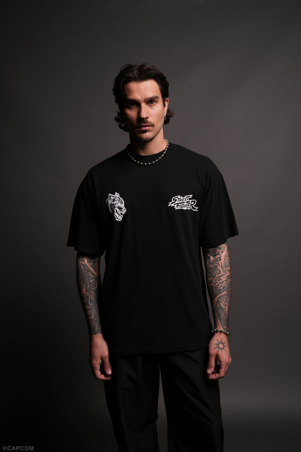 Iron Heart "Premium" Oversized Tee in Black - imagem 2