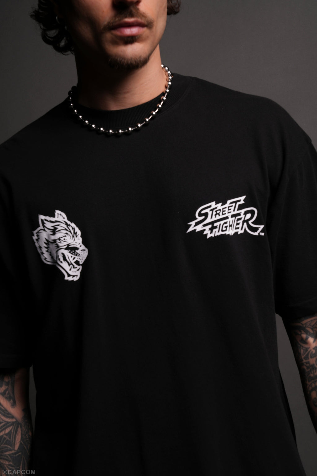 Iron Heart "Premium" Oversized Tee in Black - imagem 6