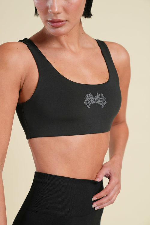 "Kate" Energy Bra in Black — imagem principal