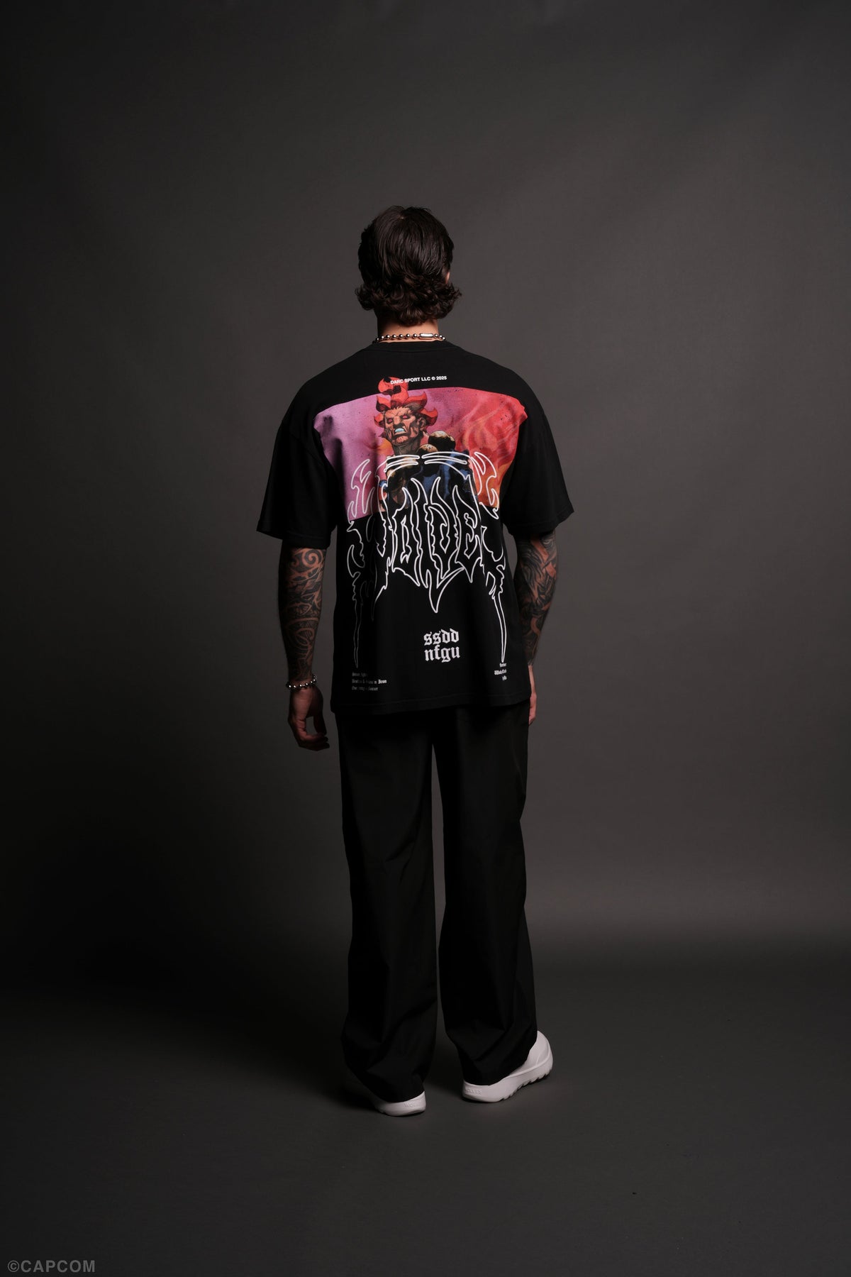 Akuma Forever "Premium" Oversized Tee in Black - imagem 7