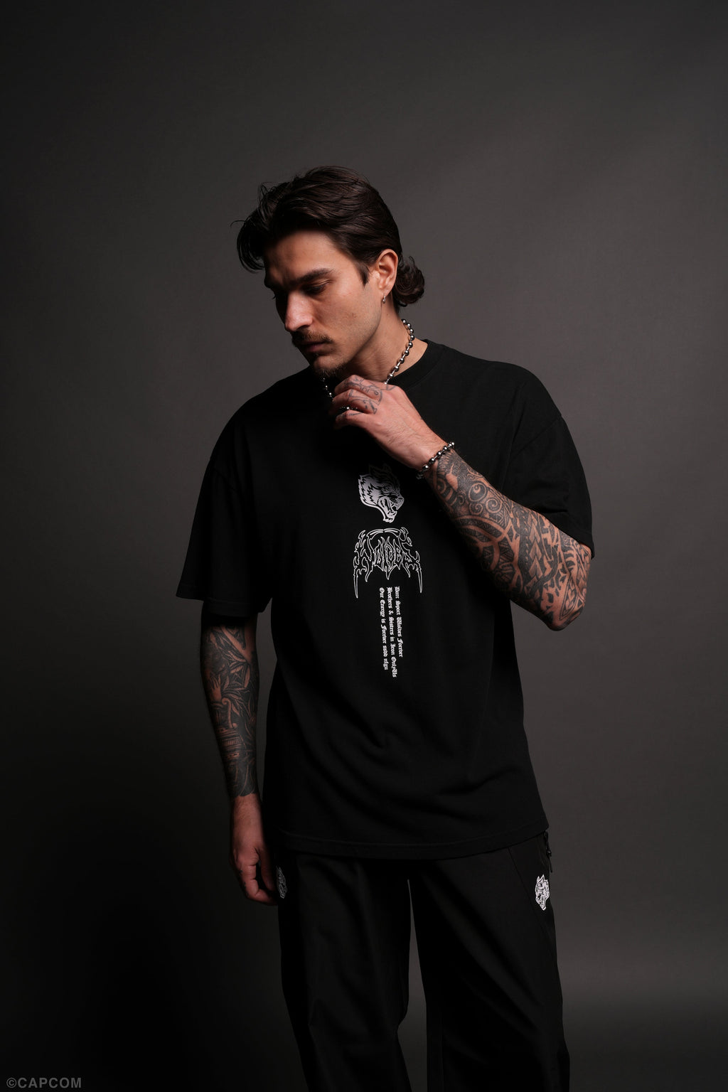Akuma Forever "Premium" Oversized Tee in Black - imagem 8