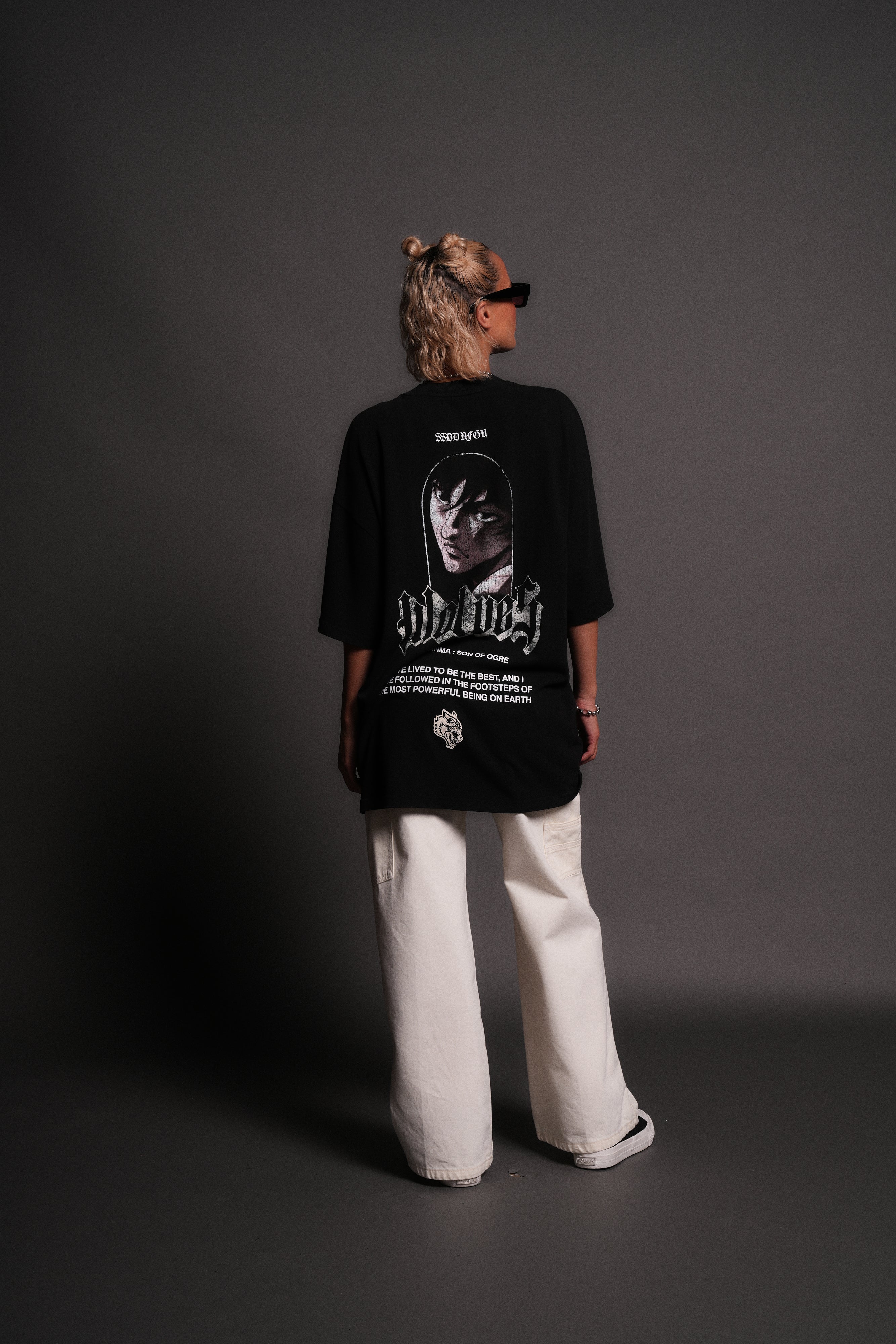 Determined "Premium" Oversized Tee in Black — imagem 7